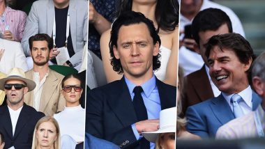 Wimbledon 2022 Final: Tom Cruise, Andrew Garfield, Tom Hiddleston and Other Hollywood Celebs Grace the Grandslam Event (View Pics)