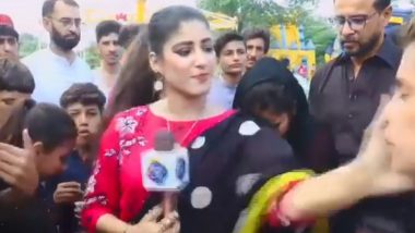 Watch: Pakistani Journalist Slaps Boy on Camera! Reporter Reacts to Man Who Allegedly Heckled Her; Video Goes Viral