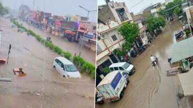 Gujarat Monsoon 2022: Heavy Rains Continue To Lash Several Parts of Gujarat, Flood Like Situation in Many Areas