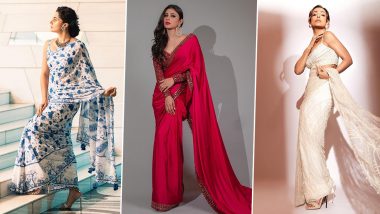 Best Saree Looks of the Week: From Taapsee Pannu to Mouni Roy, Actresses Who Rocked Six Yards of Sheer Elegance
