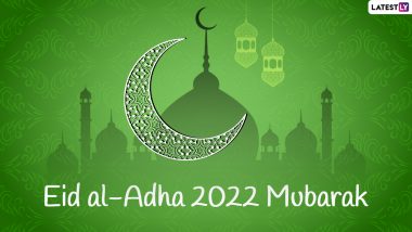 Eid al-Adha 2022 Mubarak Images & Happy Bakrid HD Wallpapers for Free Download Online: WhatsApp Messages, Greetings and Quotes To Share To Celebrate the Feast of Sacrifice