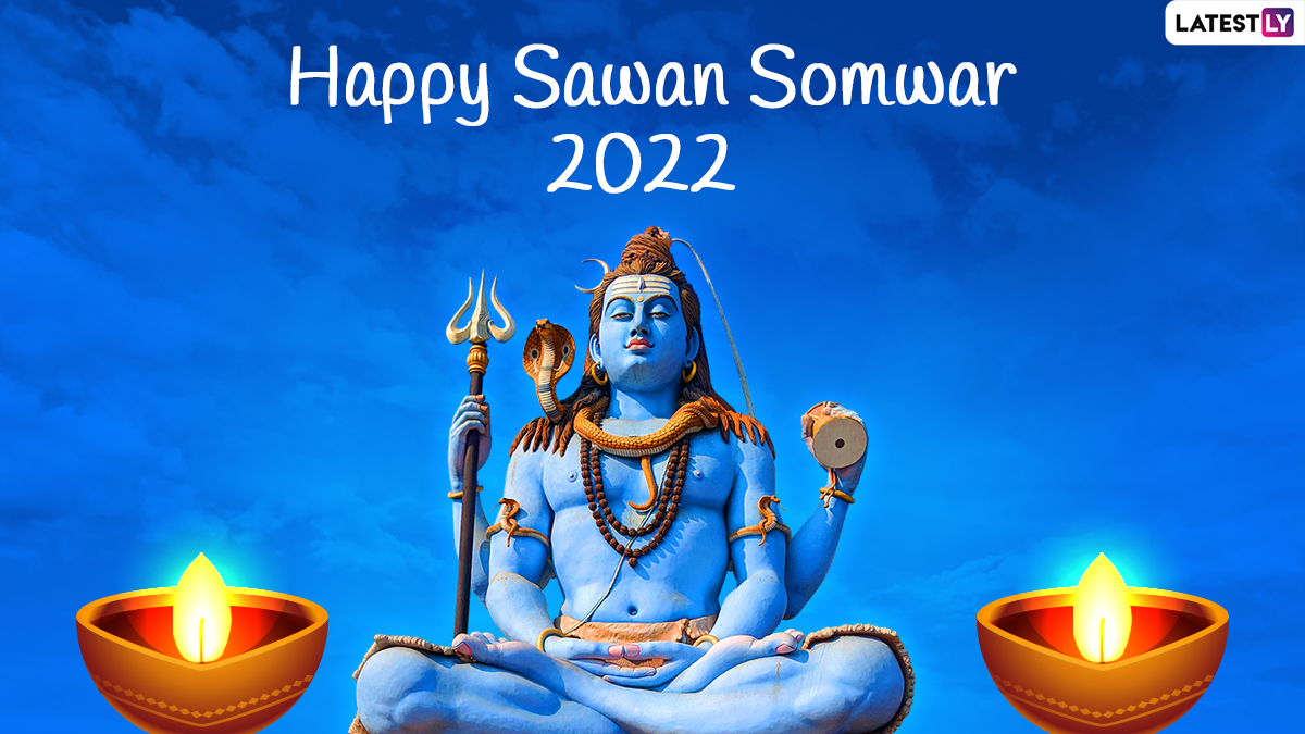 Sawan Somwar 2022 Wishes: Send Lord Shiva Images, Shravan Vrat ...
