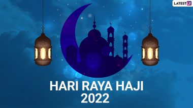 Hari Raya Haji 2022 Greetings & Eid al-Adha Mubarak Images: Share WhatsApp Messages, Wishes, HD Wallpapers, Quotes, SMS and DP To Mark the Conclusion of the Pious Haj Pilgrimage