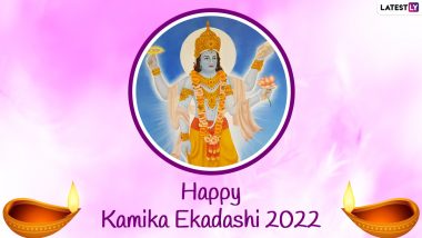 Kamika Ekadashi 2022 Wishes: WhatsApp Stickers, Images, HD Wallpapers and SMS for Auspicious Hindu Festival