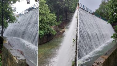 Mumbai Rains Updates: Powai Lake Overflows After Incessant Rainfall; Landslide Near Thane’s Mumbra Bypass Road