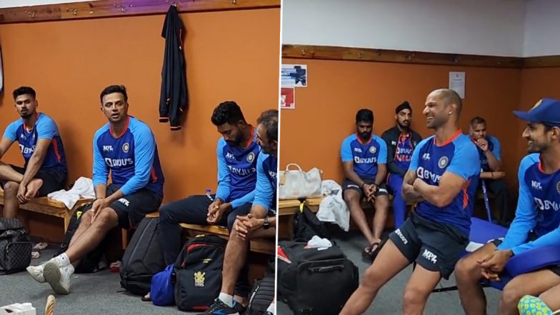 IND vs WI: Head Coach Rahul Dravid, Captain Shikhar Dhawan Laud Young Indian Team Following ODI Series Sweep Over Windies (Watch Video)