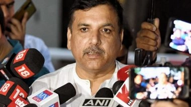India News | AAP MP Sanjay Singh Gives Adjournment Notice in RS to Discuss Increased GST on Food Items, Inflation