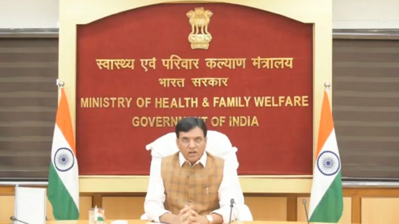 India Achieves Milestone of 200 Crore COVID-19 Vaccine Doses in 548 Days: Health Minister Mansukh Mandaviya (Watch Video)