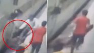 Maharashtra: Ticket Checking Personnel Saves Woman Passenger From Falling Under Moving Train at Bhusawal Station (Watch Video)
