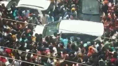 Praveen Nettaru Murder: Anger Outpours At Funeral of BJP Yuva Morcha Leader in Karnataka’s Bellare; Watch Video
