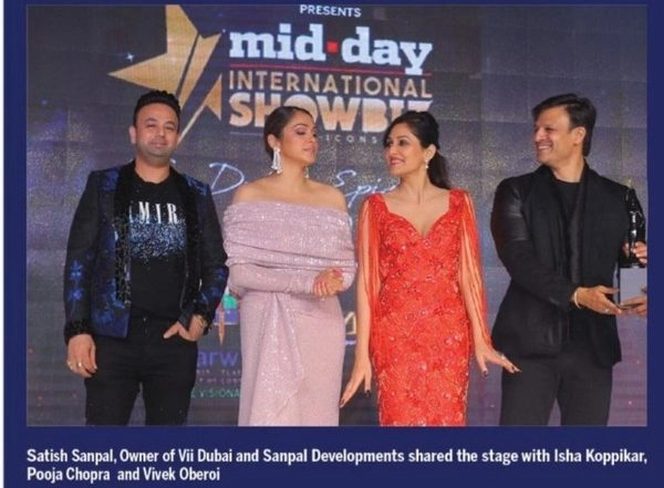 Business News | Serial Entrepreneur Satish Sanpal Bags Stylish Mid-Day Iconic Entrepreneur 2022 Award in Dubai