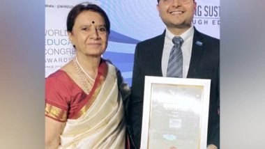Business News | Institute of Risk Management (IRM), India Affiliate Receives Outstanding Academic Institution Award at World Education Congress 2022