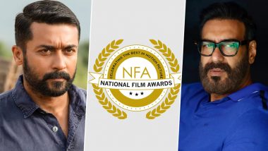 68th National Film Awards Winners List: Suriya’s Soorarai Pottru Wins Big, Ajay Devgn Shares Best Actor Award; Check Out the Complete List of Winners