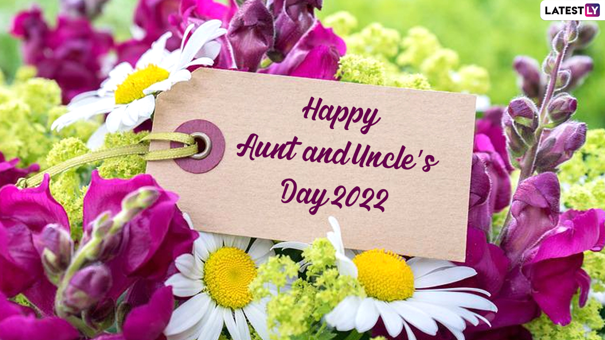 Festivals & Events News Celebrate National Aunt and Uncle Day 2022
