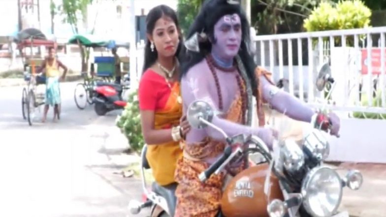 BJP Worker Says Don’t Support Act of Dressing Up As Lord Shiva And Goddess Parvati After Man Arrested For Dressing Up As Hindu God For Street Play on Price Rise