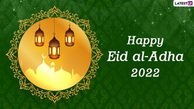 Happy Eid al-Adha 2022 Greetings & Bakrid Mubarak Images: WhatsApp Status, HD Wallpapers, Quotes, Festive SMS, DP and Quran Verses To Celebrate the Muslim Festival