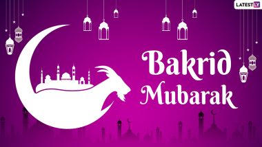 Bakrid Mubarak 2022 Images & HD Wallpapers for Free Download Online: Wish Happy Eid al-Adha With WhatsApp Stickers, GIF Greetings, SMS and Quotes to Family and Friends