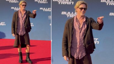 Bullet Train: Brad Pitt Slays in Skirt As He Rocks a Rugged Look at His Film’s Berlin Premiere (View Pic)