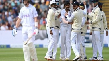 Sports News | Jasprit Bumrah Completes 100 Wickets Across SENA Countries, Joins League of Kapil Dev, Kumble