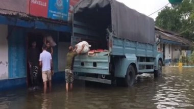 India News | After Incessant Rain, CRPF Camp in Dibrugarh Flooded, Personnel Move out