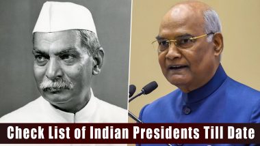 Presidential Election 2022: Droupadi Murmu or Yashwant Sinha? Amidst Race For Rashtrapati Bhawan, Check List of Indian Presidents Till Date