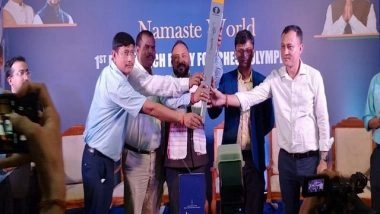 Sports News | Assam: Chess Olympiad Torch Relay Reaches Dibrugarh