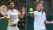 Like Father, Like Son! Novak Djokovic’s Son Stefan Emulates Dad’s Shot (See Pic)