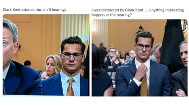 Who Is ‘Clark Kent’ From Jan 6 Hearings? Netizens Are Thirsting Over Photos and Videos of Mystery Man Dubbed As ‘Hot Guy’ and ‘Daily Planet Reporter’