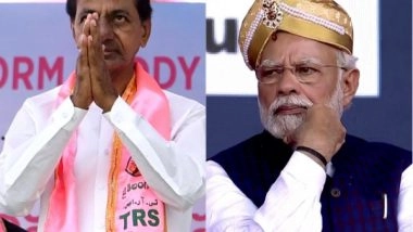 India News | KCR Not to Receive PM Modi at Hyderabad Airport, Third Time in Six Months