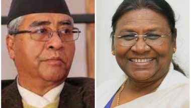 World News | Nepal PM Deuba Congratulates India's President-elect Murmu`