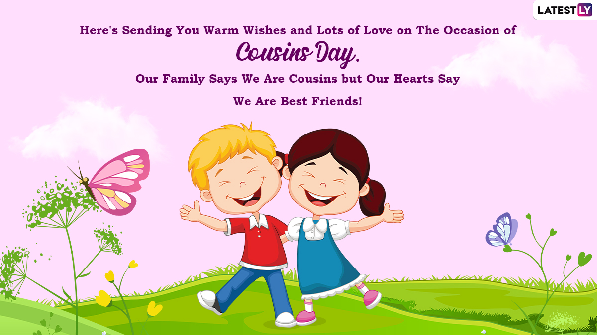 National Cousins Day 2022 Quotes & Images: WhatsApp Stickers, Facebook ...