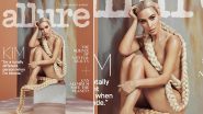 Kim Kardashian Covers Her Assets With Long Blonde Braids As She Goes Naked for a Latest Magazine Shoot! (View Pic)