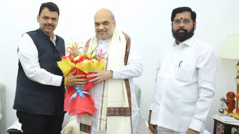 Maharashtra CM Eknath Shinde, His Deputy Devendra Fadnavis Meet Amit Shah