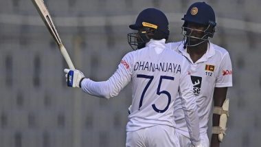 Sports News | SL's Dhananjaya, Asitha and Vandersay Test COVID-19 Positive Ahead of Second Test Against Australia