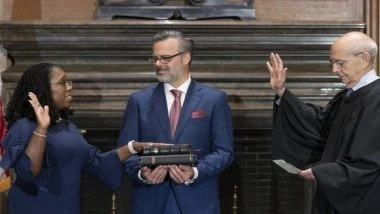 World News | Ketanji Brown Jackson Becomes First Black Woman to Join US Supreme Court Bench