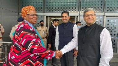 World News | Namibian Deputy Prime Minister Arrives in Delhi for CII-EXIM Bank Conclave