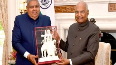 India News | President Kovind Accepts Resignation of WB Governor Jagdeep Dhankhar, Gives Charge to La Ganesan