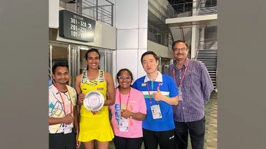 Sports News | Rollercoaster of Emotions for PV Sindhu After Winning Singapore Open 2022 Title