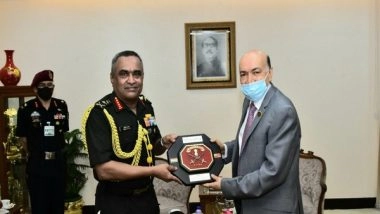World News | Army Chief Gen Pande, Bangladesh PM's Security Advisor Discuss Steps to Take Defence Engagement Forward