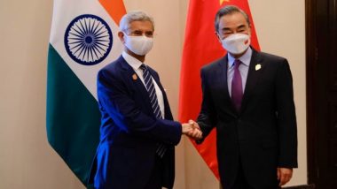 World News | In Talks with Wang Yi, Jaishankar Calls for Expediting Indian Students Return to China, Resolution of Issues Along LAC