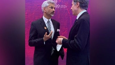 World News | Jaishankar Discusses Global, Regional Issues with US Secretary of State Blinken in Bali