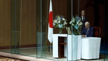 World News | 'A Man of Peace & Judgement': Biden Visits Japanese Embassy, Condoles Shinzo Abe's Assassination