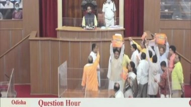 India News | Odisha BJP MLAs Hold Protest Against Cong Leader Ajoy Kumar's Remarks on Droupadi Murmu