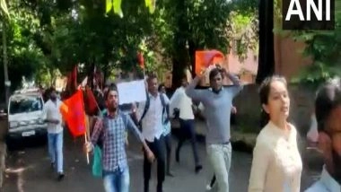 India News | BJP Worker's Killing: ABVP Workers Protest Outside Karnataka Home Minister's Residence Seeking Ban on SDPI
