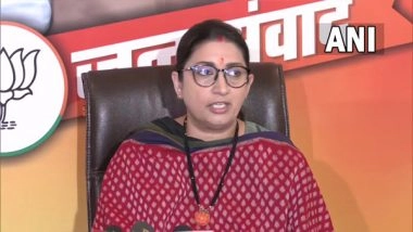 India News | Rahul Gandhi Who is Politically Unproductive Should Not Dare to Bring Down Productivity of Lok Sabha: Smriti Irani