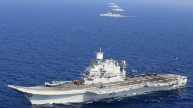 INS Vikramaditya Fire: Blaze Erupts Onboard INS Vikramaditya During Planned Sortie for Trials at Sea