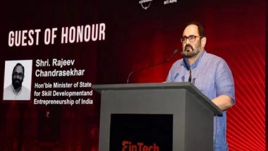 India News | Fintech Driving Innovation Ecosystem in India: Union Min Rajeev Chandrasekhar