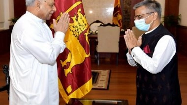 World News | Indian High Commissioner Pays Courtesy Call to Sri Lanka PM