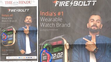 800 BPM? Fire Boltt Smart Watch Print Ad Featuring Virat Kohli Leaves Netizens Amused For Displaying Bizarre Vitals