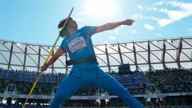 Relive Neeraj Chopra’s Epic 88.93m Throw As He Sailed Into Men’s Javelin Throw Final at World Athletics Championships 2022 (Watch Video)